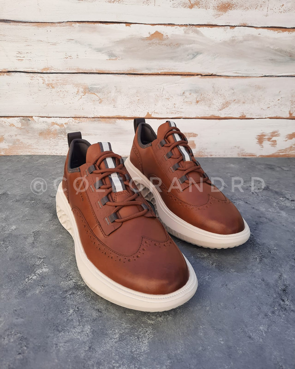 🔥Cole Haan 5.Zerogrand WFA British Tan Oxford