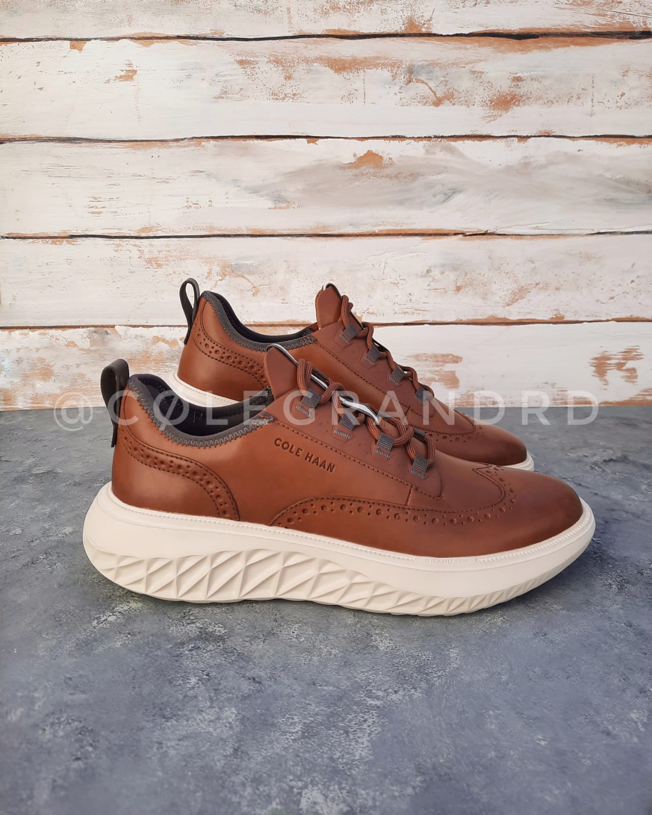 🔥Cole Haan 5.Zerogrand WFA British Tan Oxford
